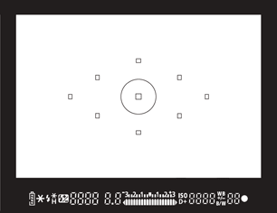 Canon EOS 650D Autofocus Pattern