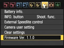 Canon EOS firmware