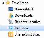 Dropbox - Verkenner