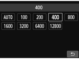 ISO settings Canon EOS 650D