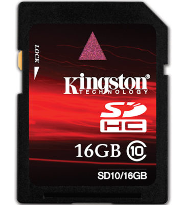 Kingston SDHC 16GB Class 10 SD-card