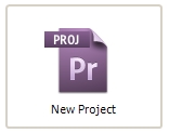 Premiere Pro - New Project