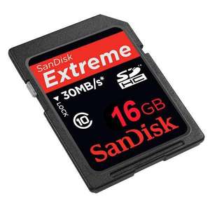 SanDisk SDHC 16 GB Extreme Class 10