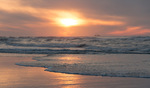 Zonsondergang West aan Zee